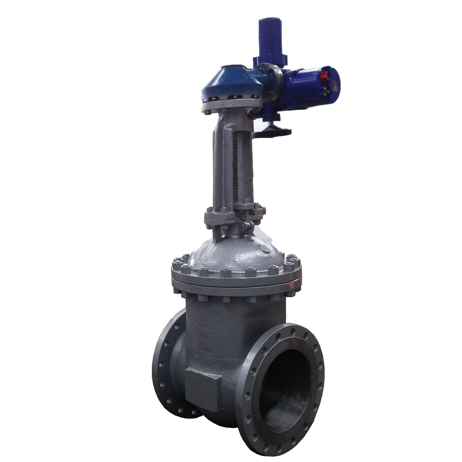 PN25 DN300 Carbon Steel WCB 20# Flange Electric Gate Valve  Russian Standard Actuator Motorized Gate Valve Manufacturer