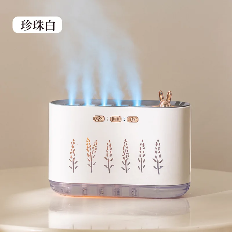 Air Humidifier Home Silent Bedroom Five Hole Spray Aromatherapy Creative Dynamic Colorful Voice-activated Party Party Supplies