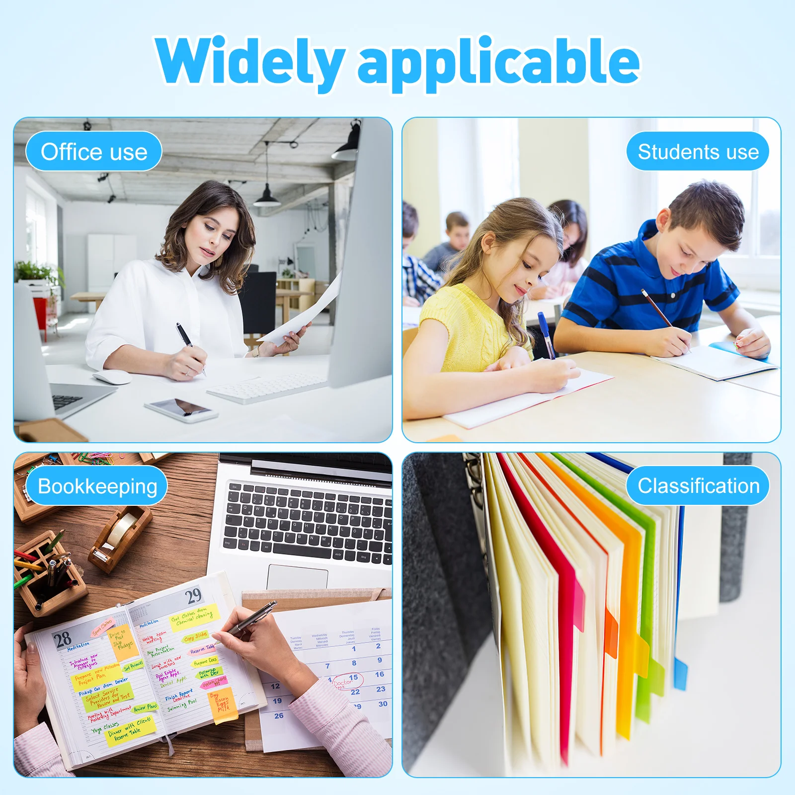 10 قطع من فواصل الفهرسة البلاس - مراجعة Index Tab Divider وسعره