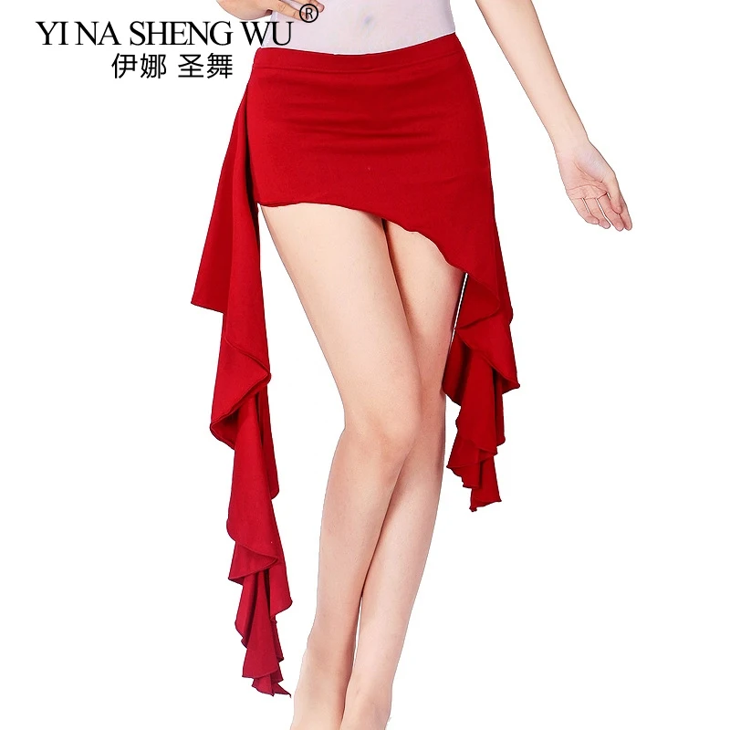 Latin Dans Rok Vrouwen Buikdans Hippe Sjaal Dans Rok Dames Sexy Dansen Veelzijdige Hip Wrap Praktijk Prestaties Kostuums