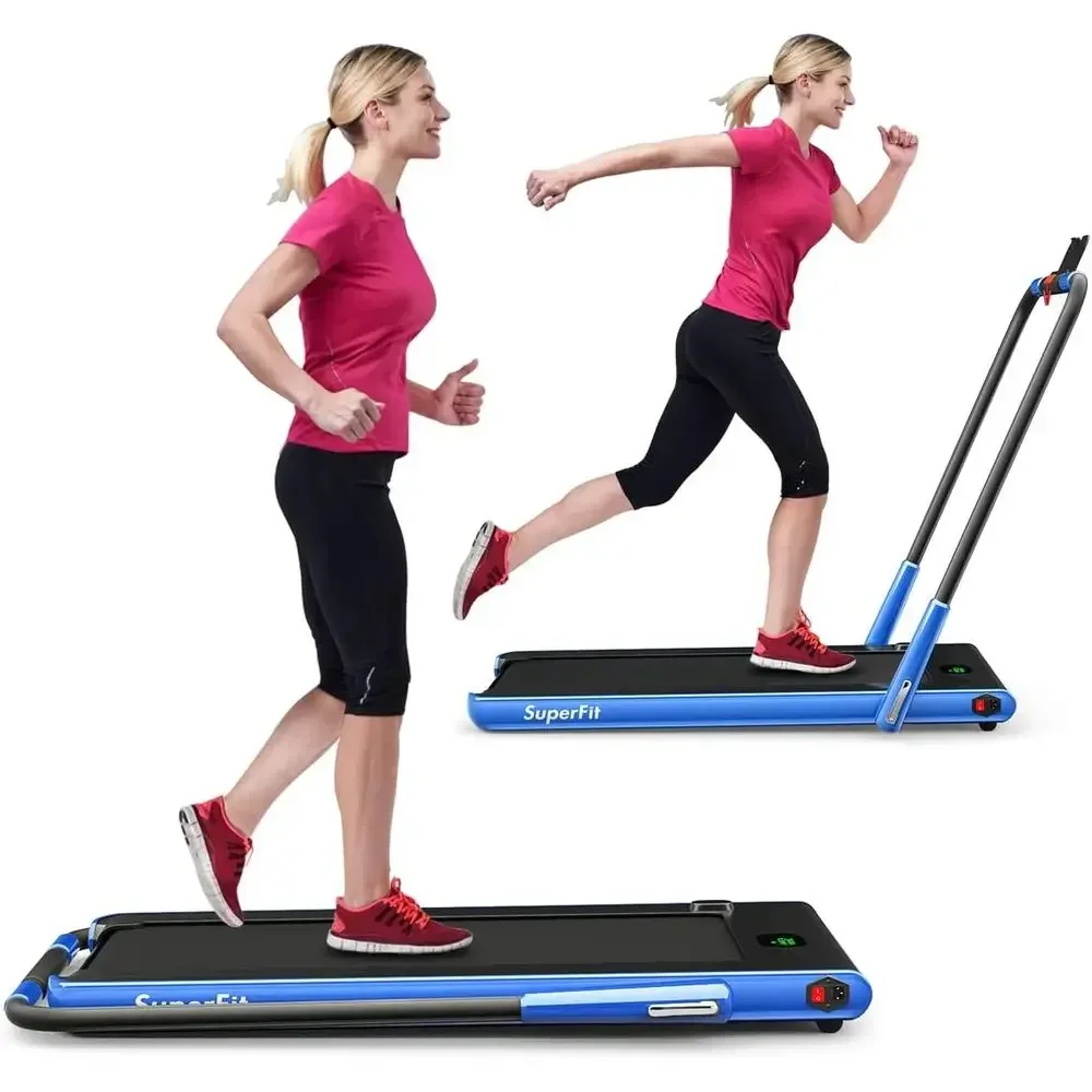 Dual-Function Desk Treadmill: Compact, Portable, and Smart App Compatible for Home or Office Use