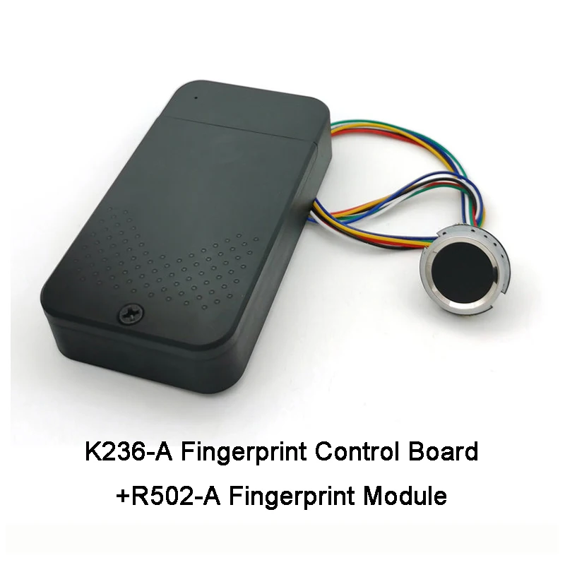 DC6V 4*AAA Battery Admin/User Low Power Consumption K236-A Fingerprint Control Board +R502-A With Battery Box For Access System