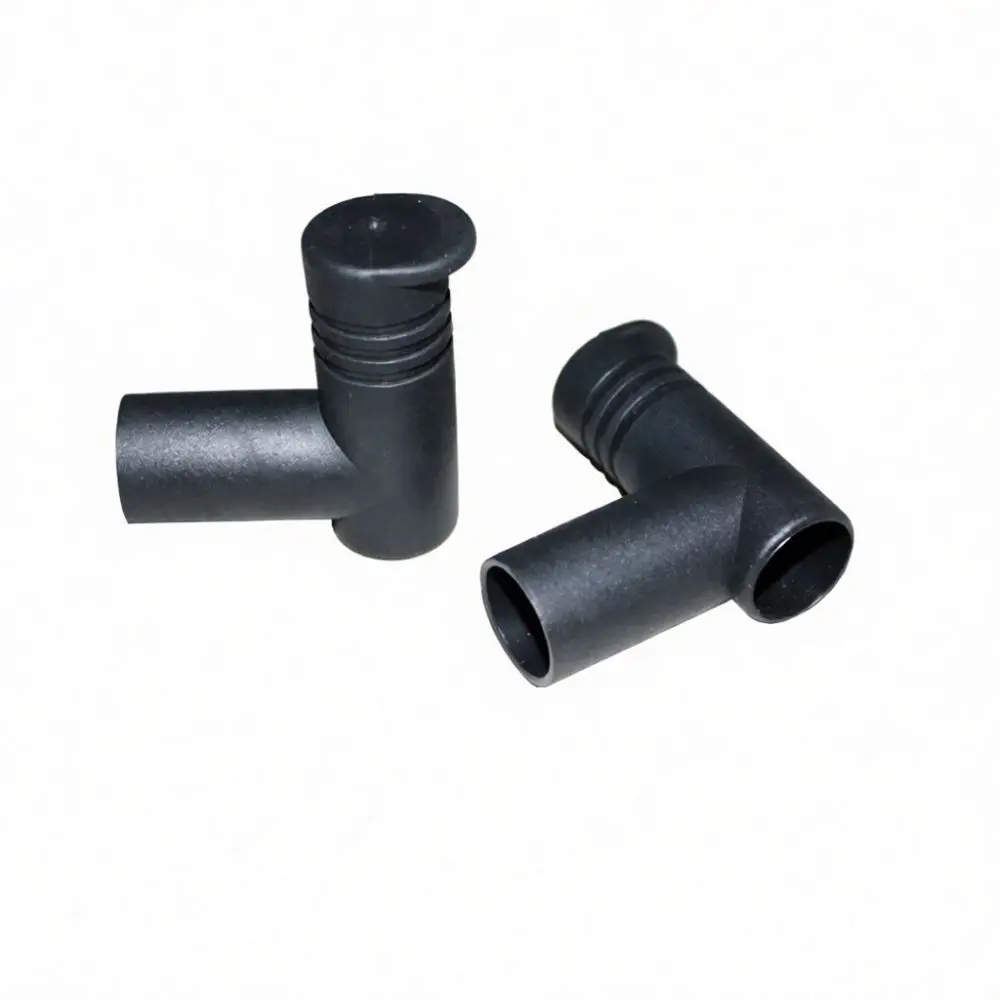 Replacement Tube Fitting Connector For Metal Pipe Furniture Repair Diy Extension Rod Sleeve Protector Black Durable Cap
