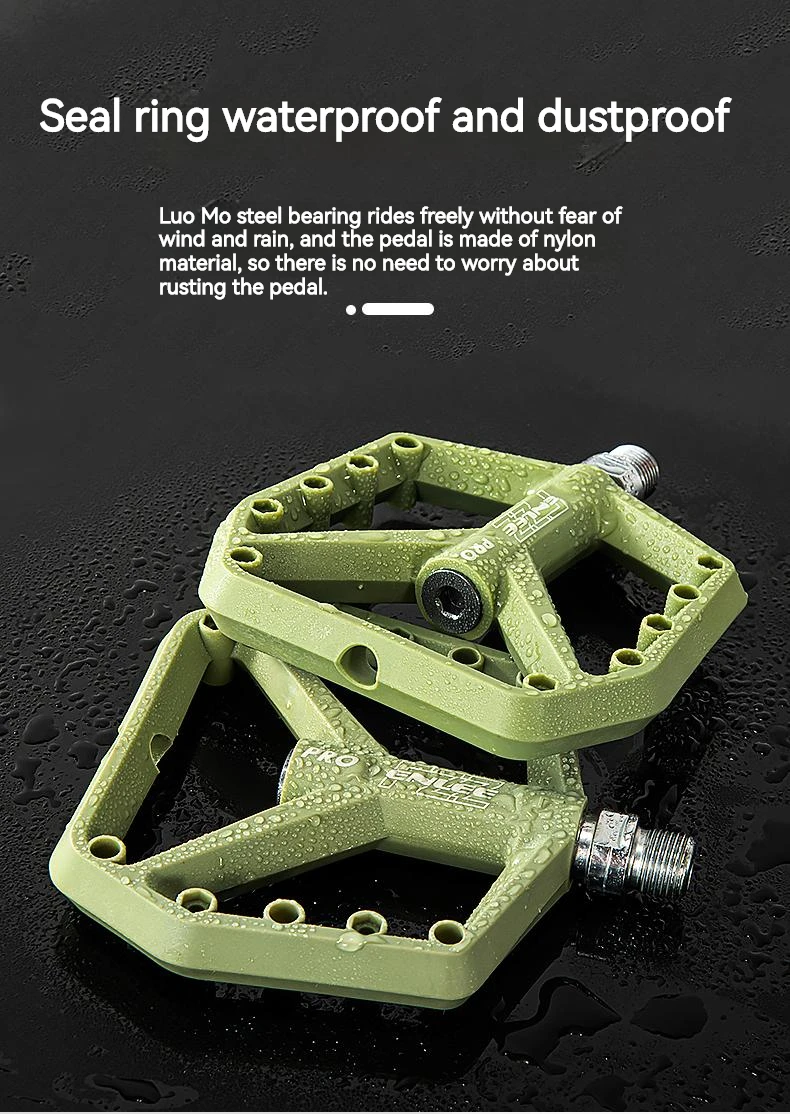 Enlee Mountainbike ultraleichtes Nylon pedal für Fahrrad pedal verbreitert ultraleichte Dichtung du Lager MTB Fahrrad pedale Zubehör – Detail 9