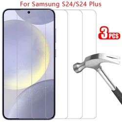 phone case for samsung galaxy s24 plus 5g tempered glass samsungs24 galaxys24 s 24 24s s24plus pro back cover 360 galxy s24case