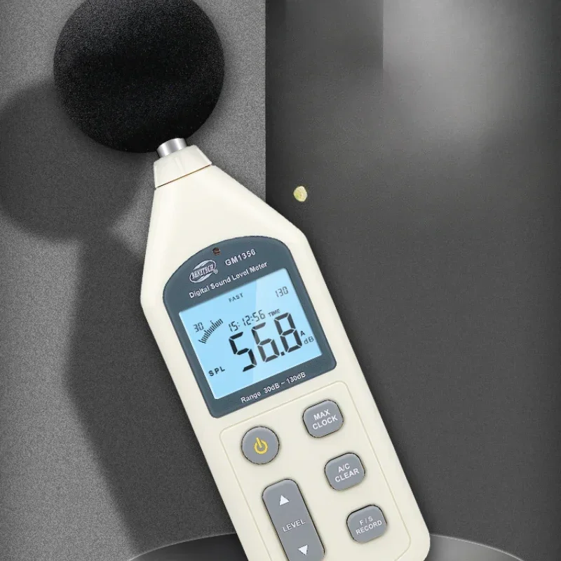 

Noise meter, digital decibel meter, sound level meter, noise decibel tester, square ambient noise meter