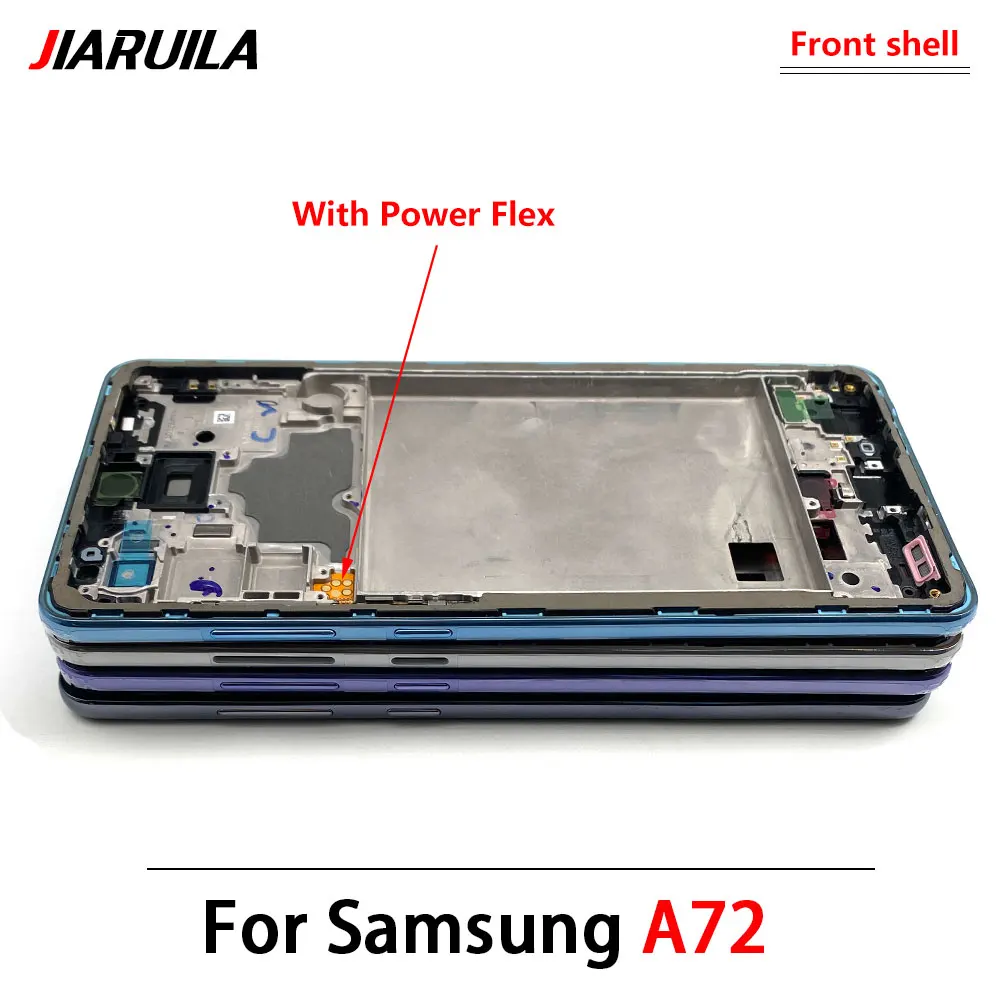 NEW Front Housing LCD Frame Bezel Plate Replacement Repair Parts For Samsung A33 / A52 / A52S / A72 / A52 5G / A54 / A73