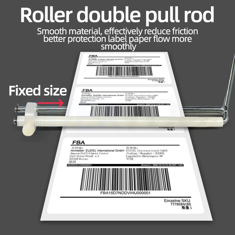 Imagem -06 - Automático Síncrono Barcode Label Rewinding Machine Filme Auto-adesivo Fita Rebobinador 2-way Velocidade Ajustável 220v