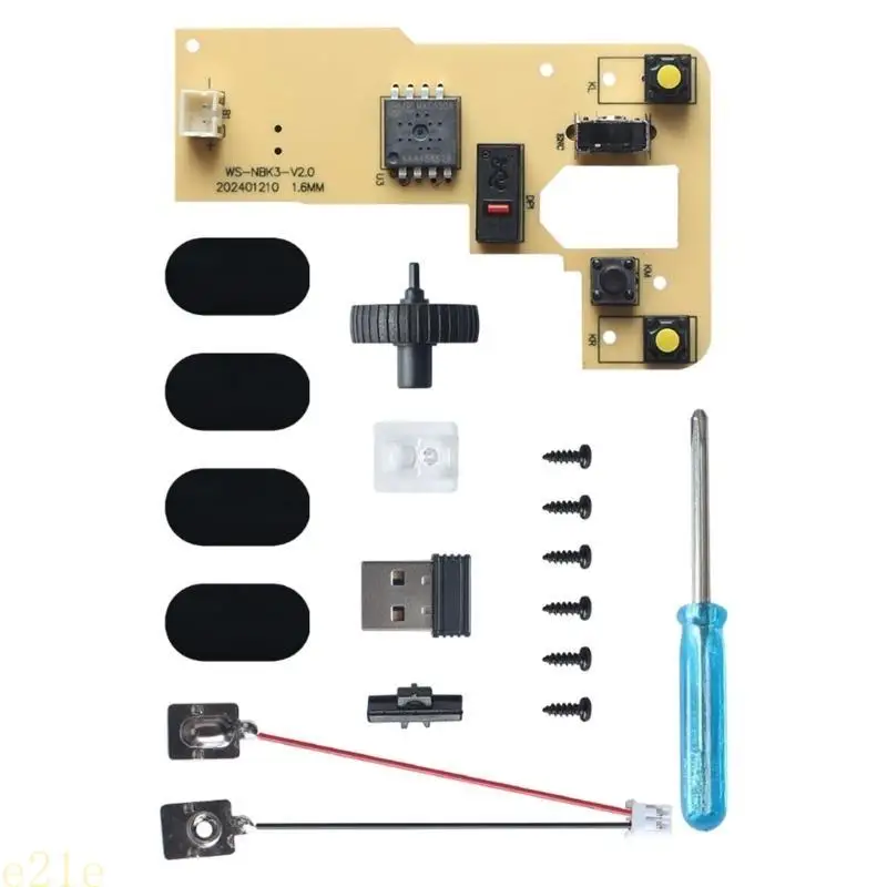 

E21E Hardware Wireless Computer Mouse Components Model For Lab 3D Printer