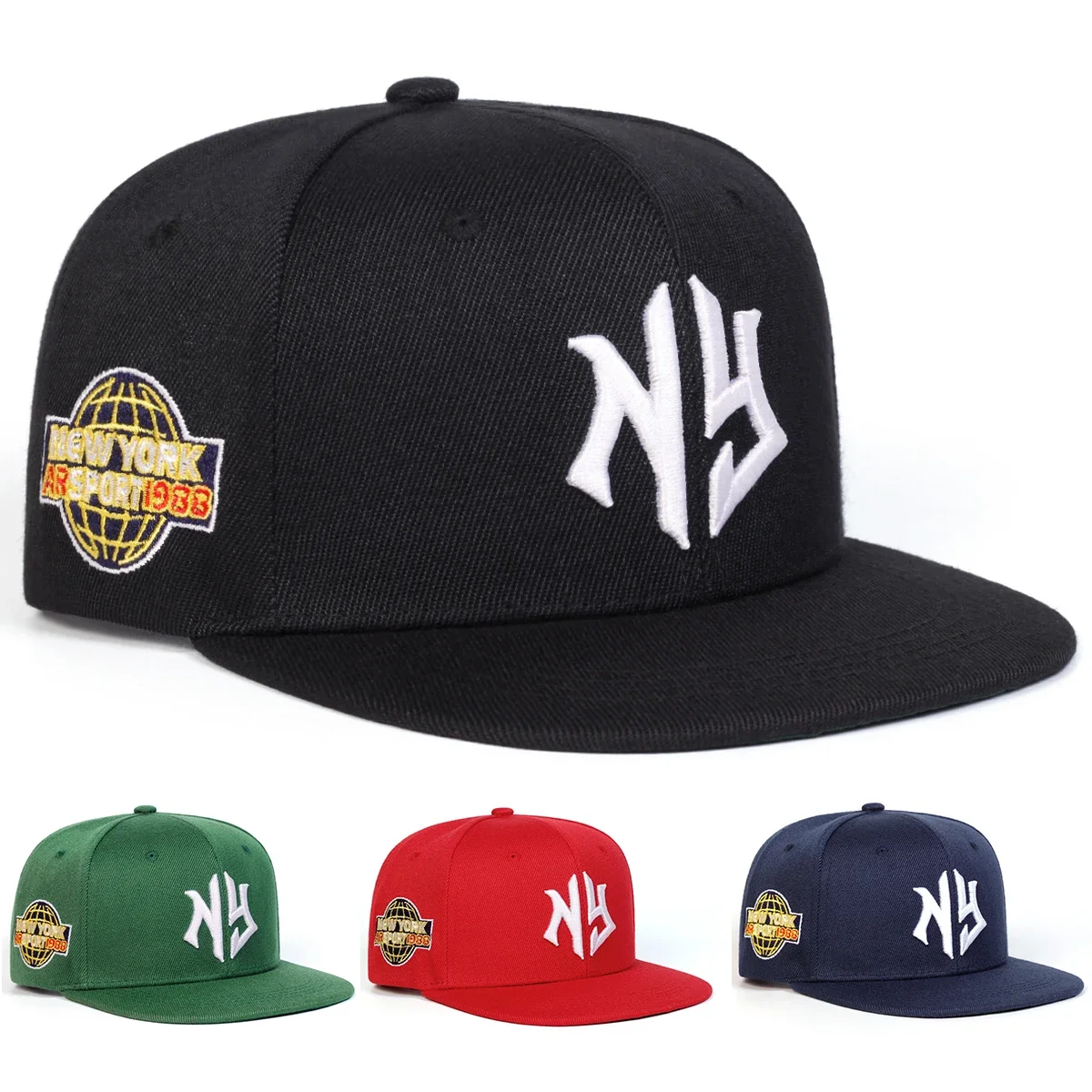 Unisex Letter Embroidery Baseball Hats Spring Autumn Outdoor Adjustable Casual Hip-hop Trucker Caps Sunscreen Hat
