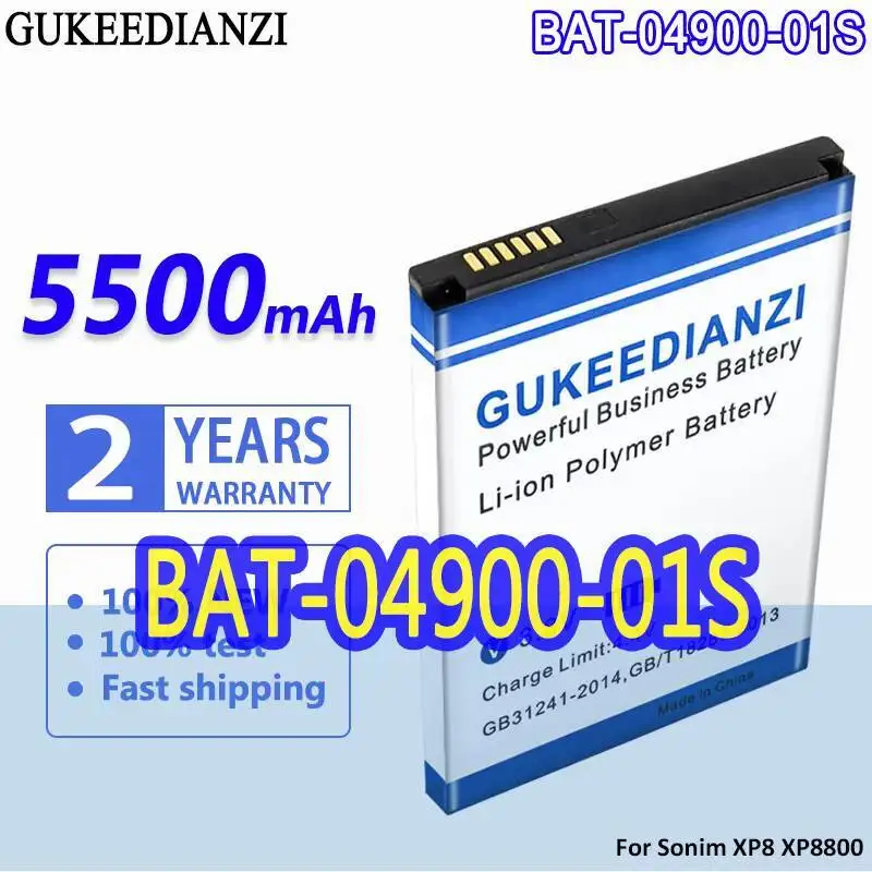 

Bat-04900-01S 5500Mah Durable High Capacity Mobile Phone Battery For Sonim XP8 XP8800