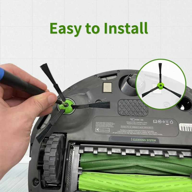 ملحقات قطع غيار ABUD متوافقة مع Irobot Roomba Combo I3+ I5+ J5+ مكنسة كهربائية روبوتية وفرشاة دوارة ومرشحات