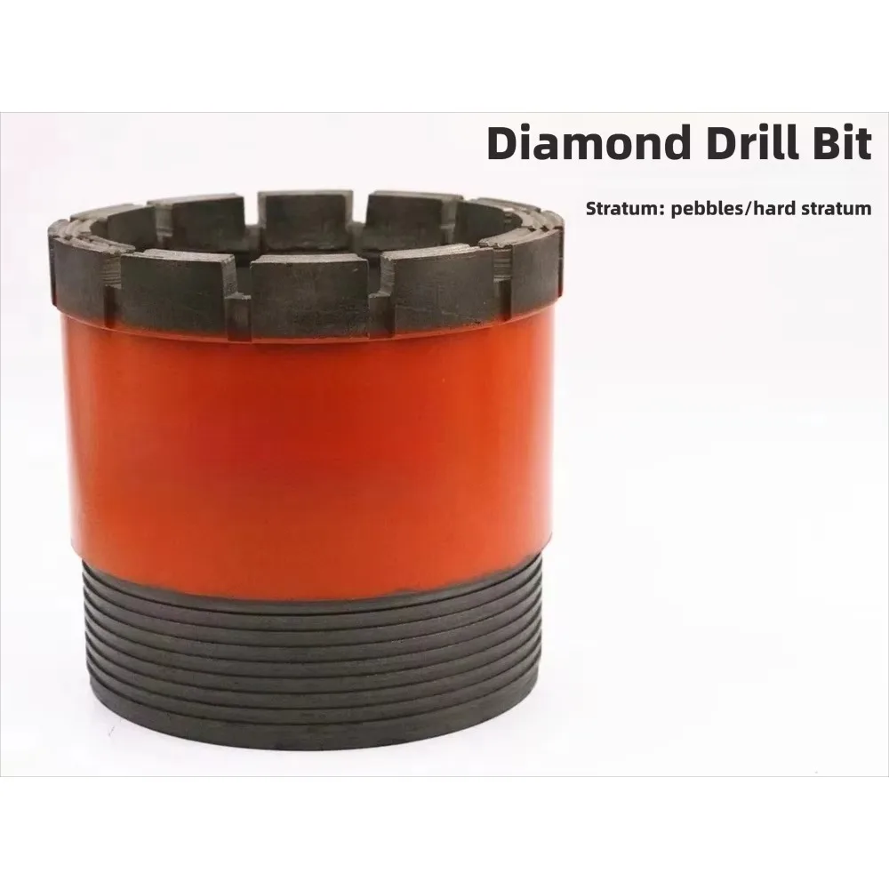 Hot Pressed Diamond Drill Bit Geological Survey Coring Bit Water Well Exploration Core Drilling Tool For Rock Formation
