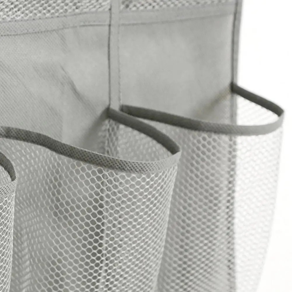 Breathable Hanging Storage Bag Over-The-Door Shoes Organizer 24 Mesh Pockets Over The Door Shoe Rack for Shoes Socks Toys view 5