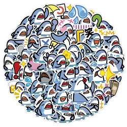 10/30/60PCS Mignon Requin Autocollants Animaux Graffiti Autocollants pour Enfants BRICOLAGE Planche À Roulettes Guitare Ordinateur Portable Bagages Dessin Animé MÈME Autocollant Jouets