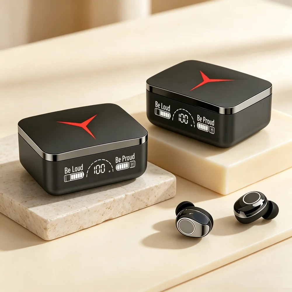 Tws Earbuds Bluetooth 5.3 - New Bluetooth Headphones 9D Stereo High