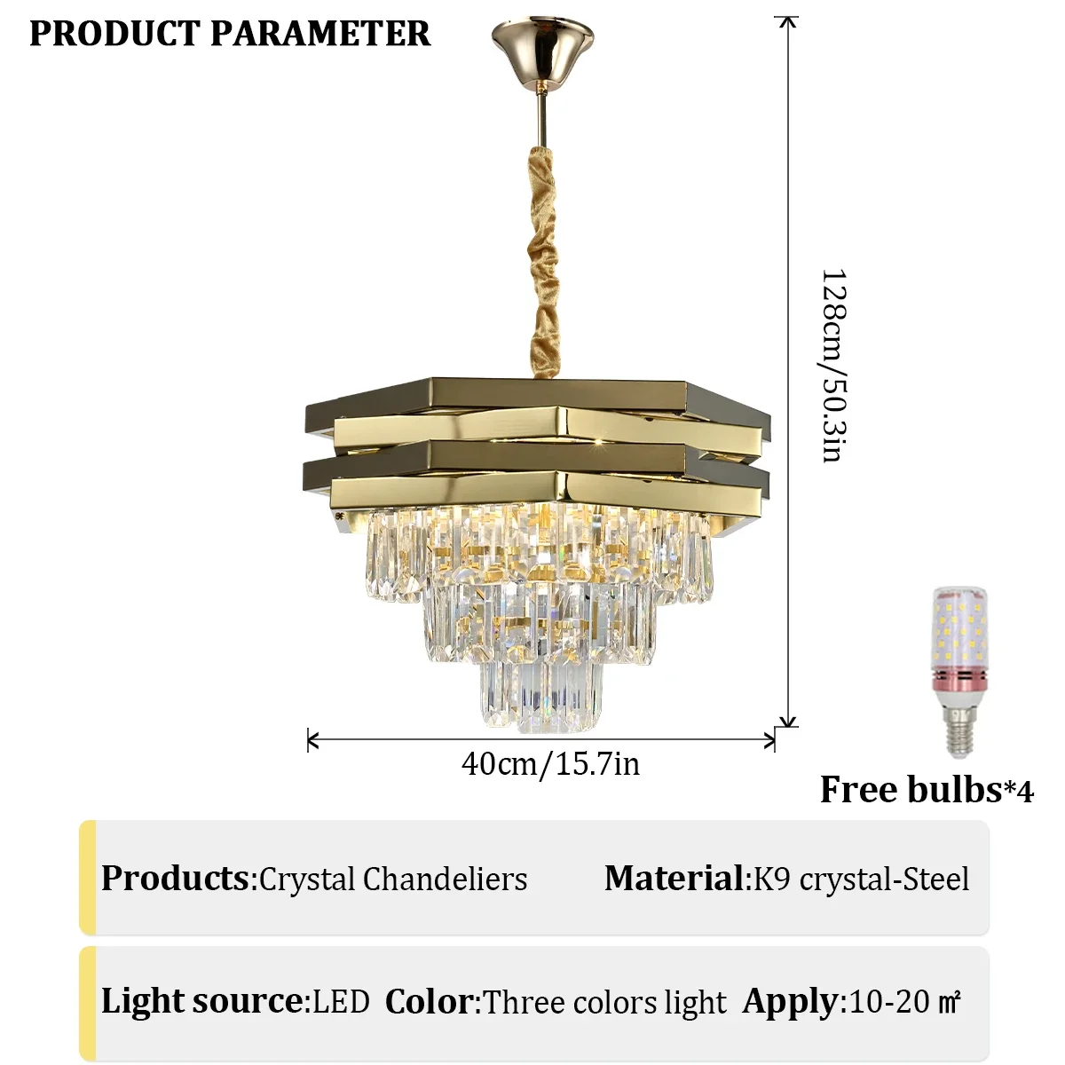 Imagem -06 - Lustre de Cristal para Sala de Estar Luz de Cristal Lâmpadas Pendentes Decoração Interior Nível Moderno 2024