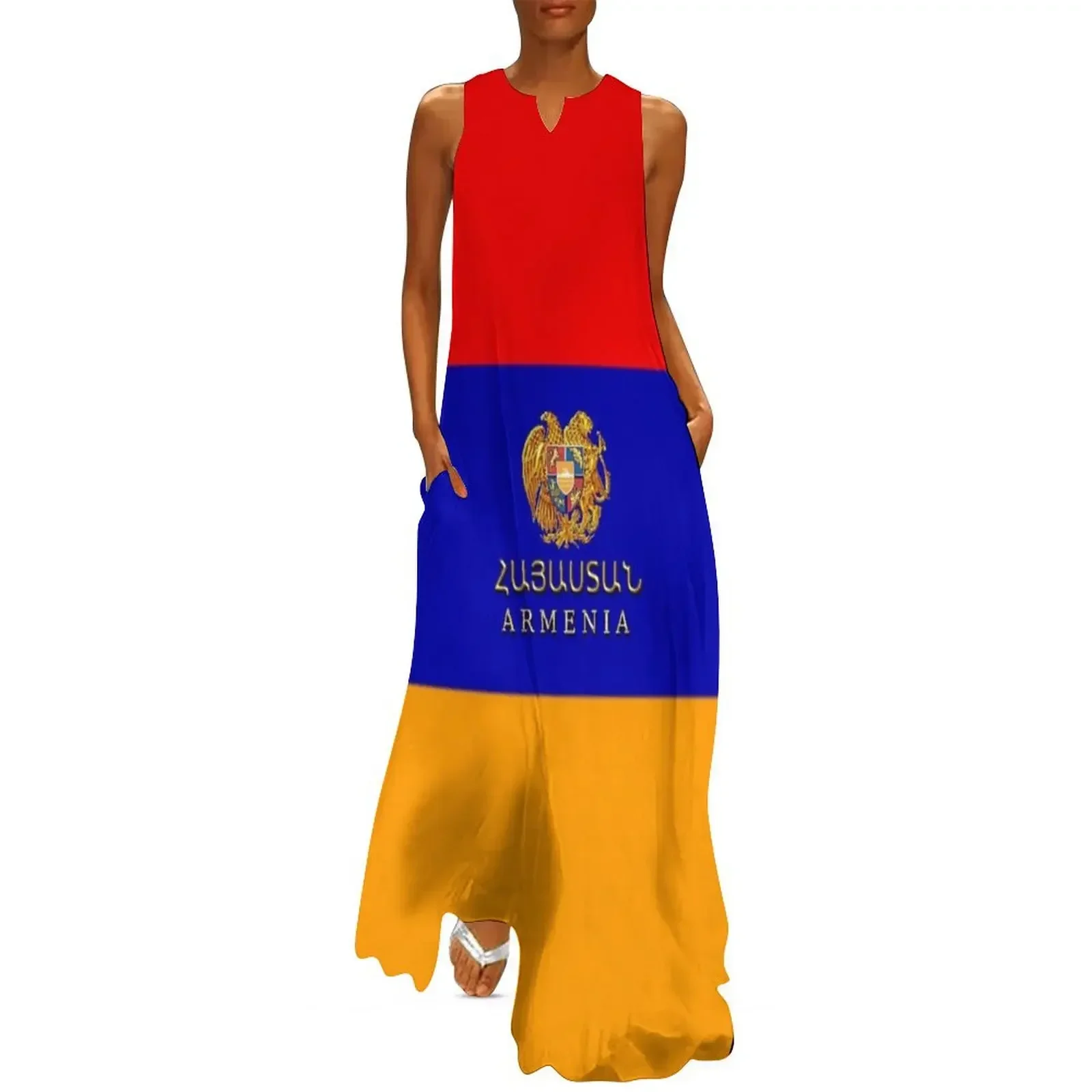 

Armenian Flag () Long Dress Beachwear dress women elegant luxury cocktail dresses Dress