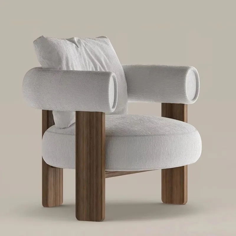 Nordic Single Sofa Chair Living Room Bedroom Balcony Villa Leisure Hotel Reception Negotiation Designer Homestay Model