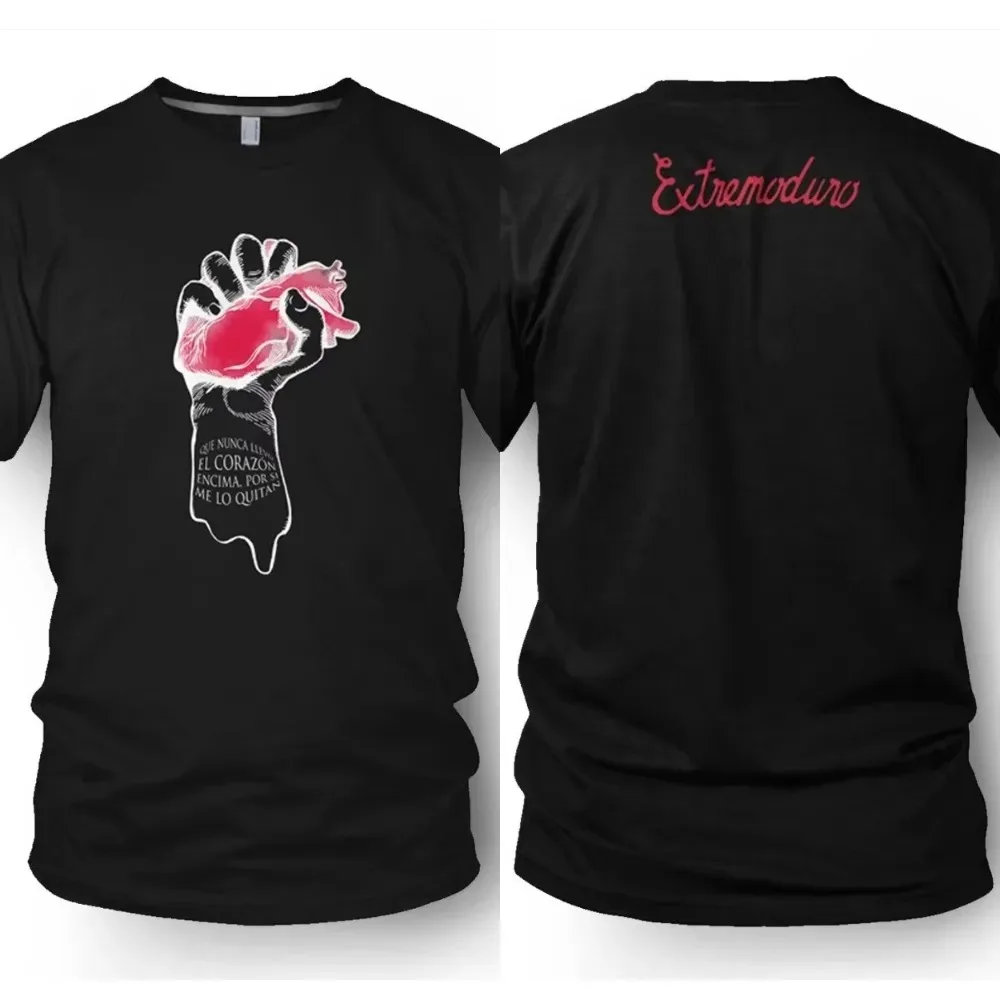 Extremoduro Robe Iniesta Grafik bedrucktes T-Shirt für Männer und Frauen, Baumwoll-T-Shirt, Herren-T-Shirts, 2026 Sommer, neue Herrenbekleidung, Oberteile – Detail 8