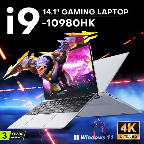 New Potrable Laptop Intel Core i9 10980HK Computer Windows 11 Gaming laptops 16GB RAM 10980P 1TB 2TB SSD Notebook PC Gamer 4K