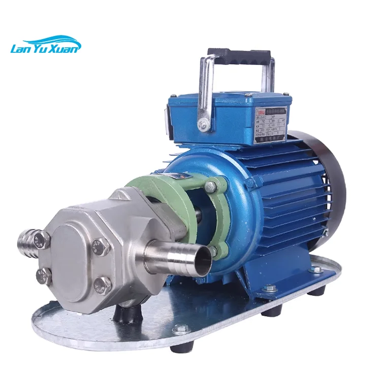 WCB mini SS304/SS316 hygienic grade cooking oil gear pump