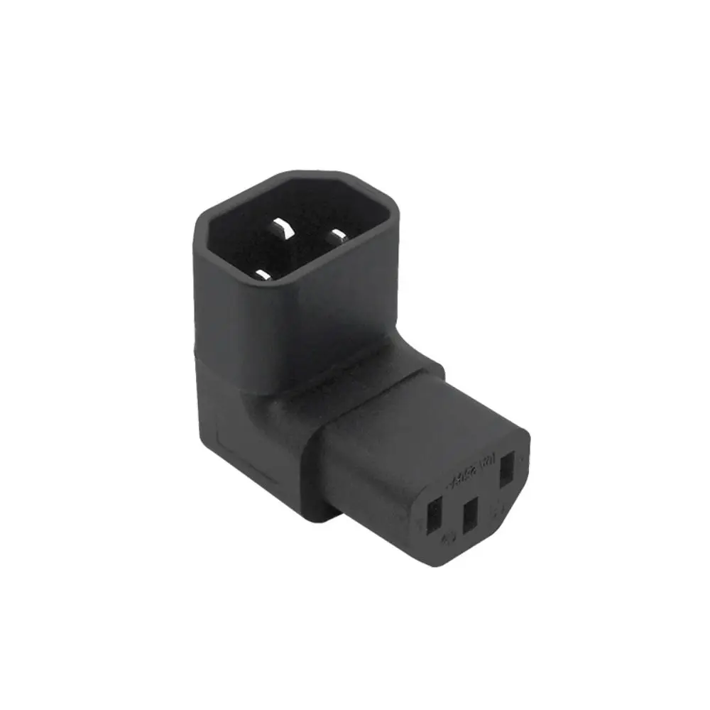 

Female 90 Angled 10A 3Pin Conversion Socket Down UP Bend Up/Down/Left/Right Power Adapter Conversion Plug AC Plug IEC Connector