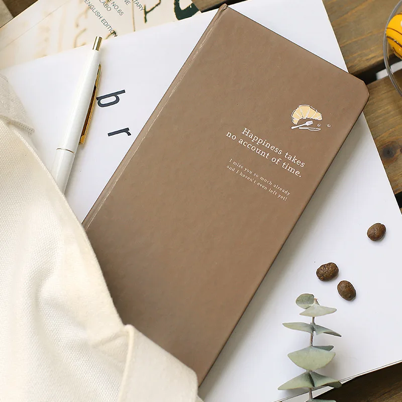 Weekly Journal Handbook Silent, Literary and Artistic, Fresh and Retro, Slim Weekly Plan Book Notebooks Planner