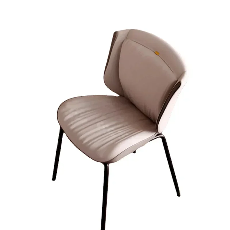 

Роскошные современные обеденные стулья, эстетические металлические ножки, скандинавские стулья середины века для гостиной, подушки, эргономичные шезлонги, мебель для дома