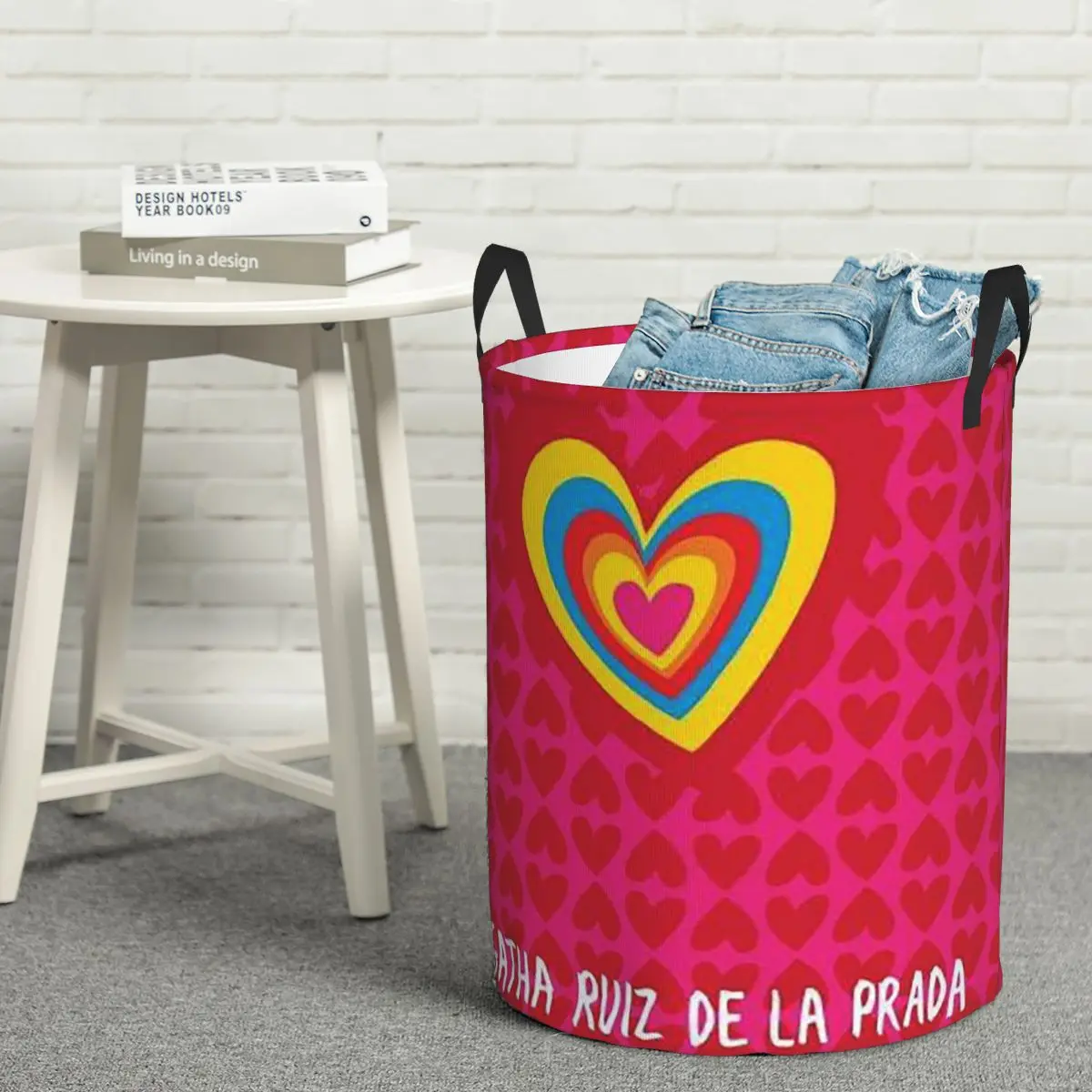 Cesto de Ropa Plegable con Diseño de Agatha Ruiz-De La-Prada, Organizador de Lavandería, Cesto para Ropa de Niños