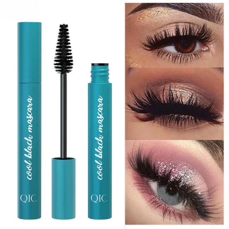 Green Box Mascara for Lengthening, Thickening, Curling, and Shaping Eyelashes, with Natural Long-Lasting Effect That Won'T Smudge