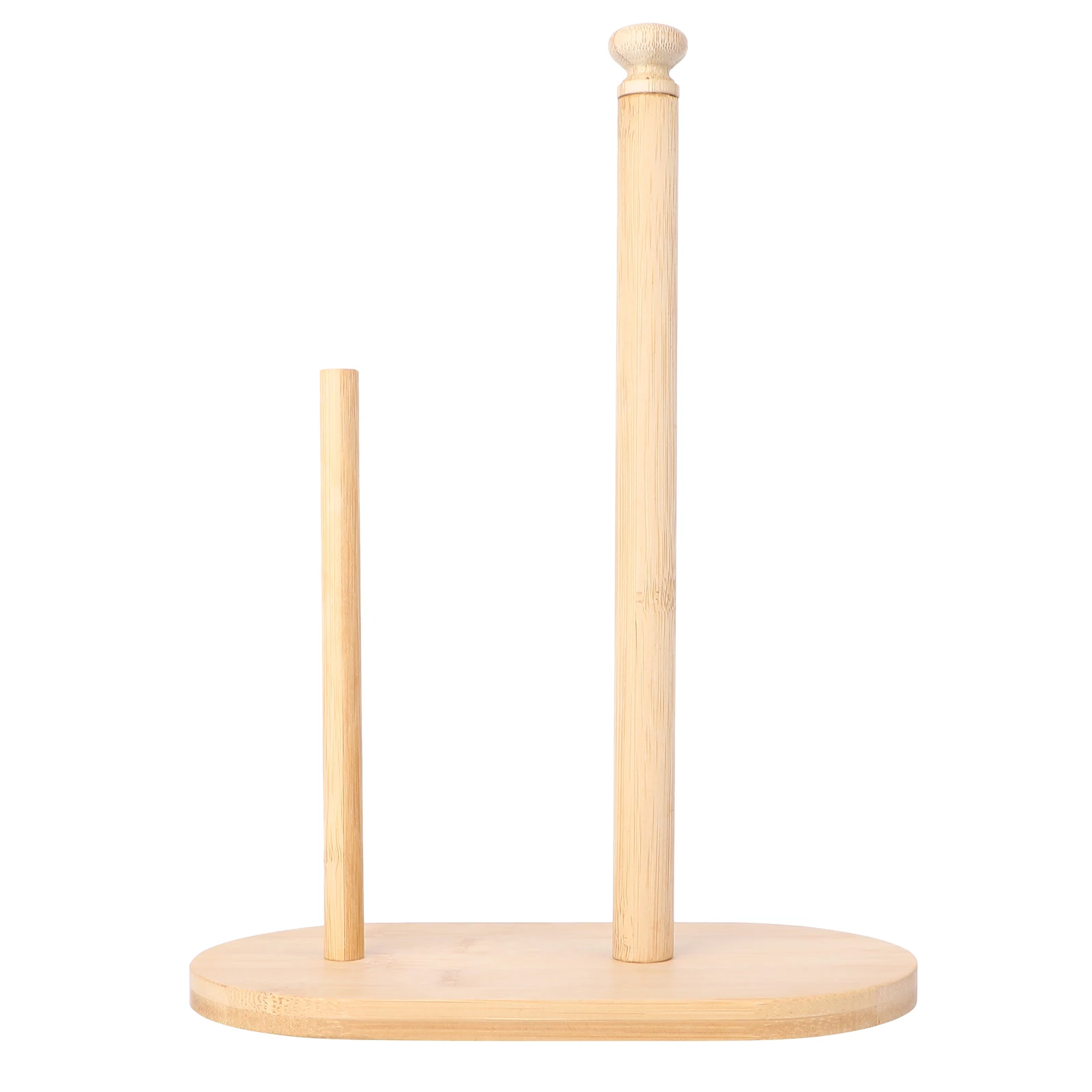 

Paper Towel Decorative Bamboo Rag Paper Roll Stand Rack Kitchen Stand Standard Large Roll Storage Bathroom Facility