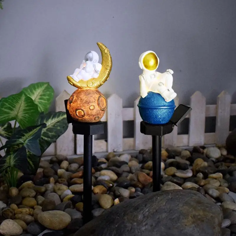 Astronauta Outdoor Solar Light Landscape Lighting Light Outdoor Solar Path Light Yard Pathway paletto luce giardino impermeabile