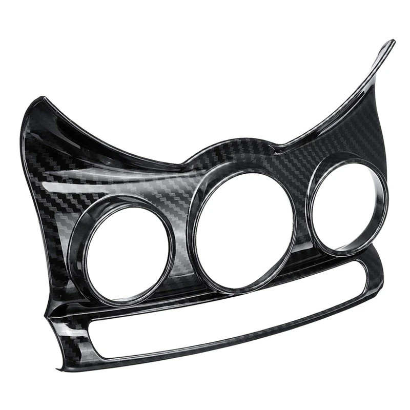 For BMW MINI Cooper F55 F56 F57 ABS Carbon Fiber Car Center Console Trim Air Switch Cover Interior Replacement image 3