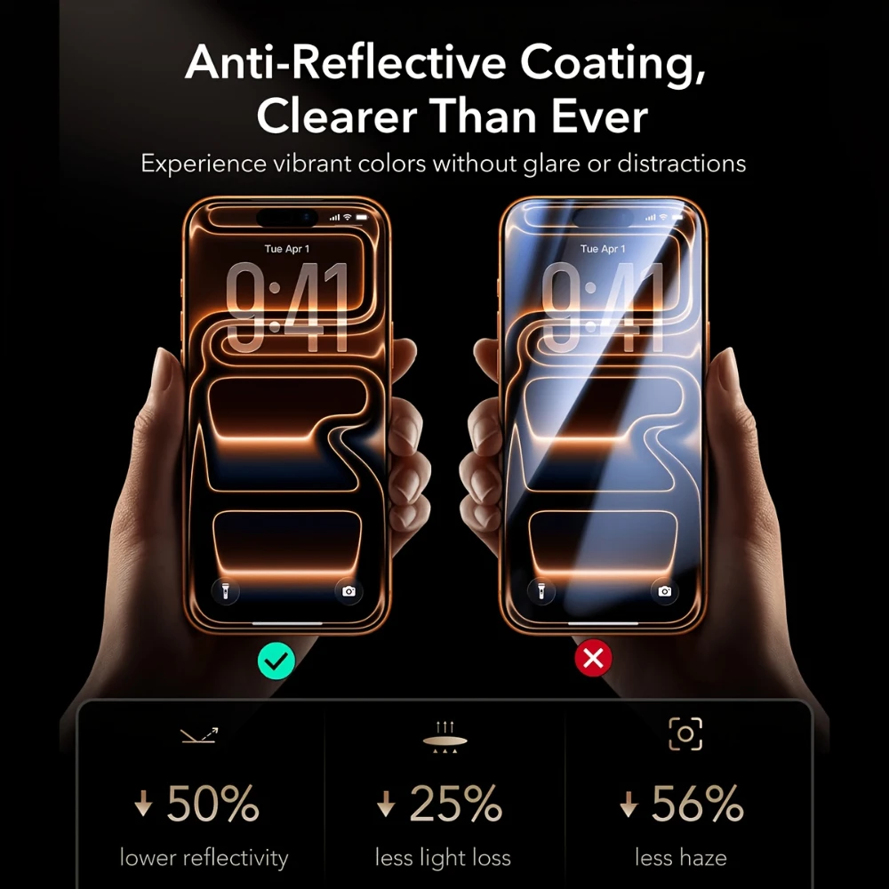 NNBILI 3pcs Full Coverage Frosted Privacy Screen Protector Ceramic Film Anti-Peep Upgrade Edge Protection for iPhone 18 Pro Max