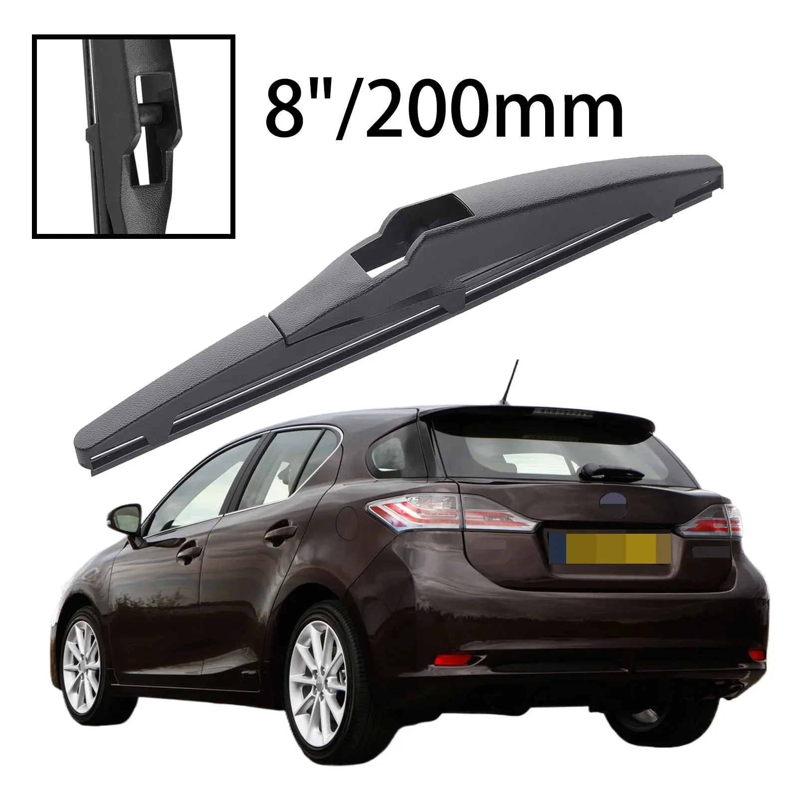 

8" Rear Windshield Windscreen Washer Wiper Blade For Lexus CT 200 200h 2010-2022 Car Accessories Accsesories