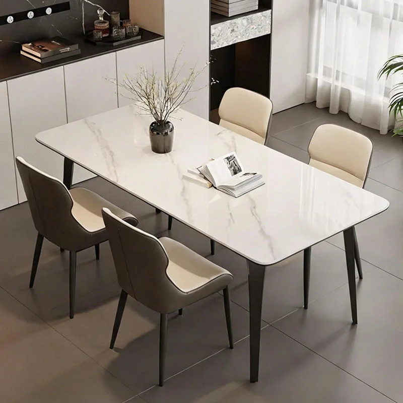 Lounge Writing Dining Table Coffee Restaurant Kitchen Chairs Designer Dining Table Space Saving Nordic Muebles Home Furniture