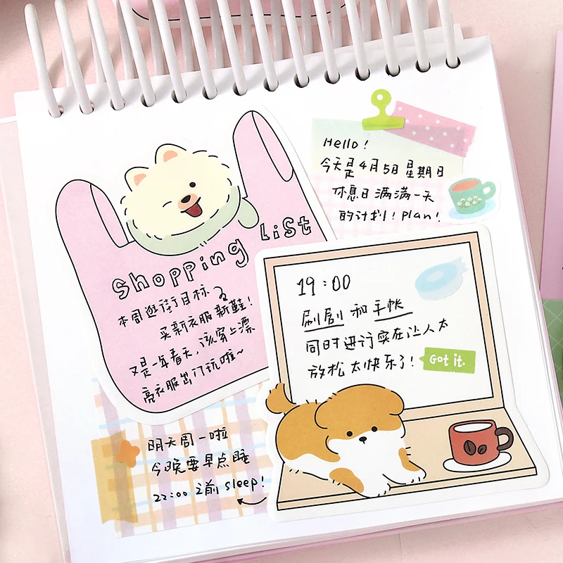 Kawai Stationery NOTE FOR Notes Report Series Cute Cartoon Notebook Writing Message Times Office School Supplies Lovely Memo Pad view 4