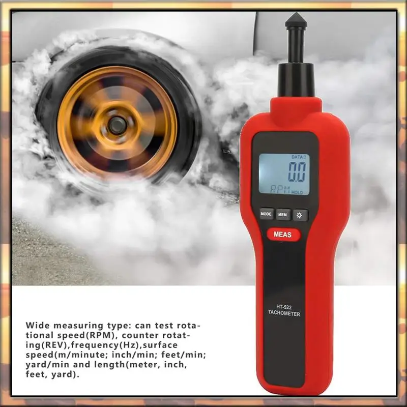

AS59 Digital Photoelectric Tachometer Wide Range Digital Tachometer Forplastics Industry Forautomobile Manufacturing