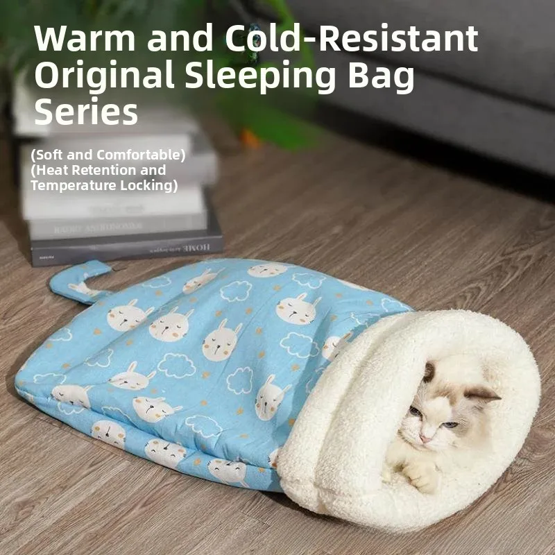 

Теплый зимний спальный мешок-гнездо полузакрытого типа для глубокого сна, универсальный всесезонный коврик для дома и виллы от Xuan Zhu