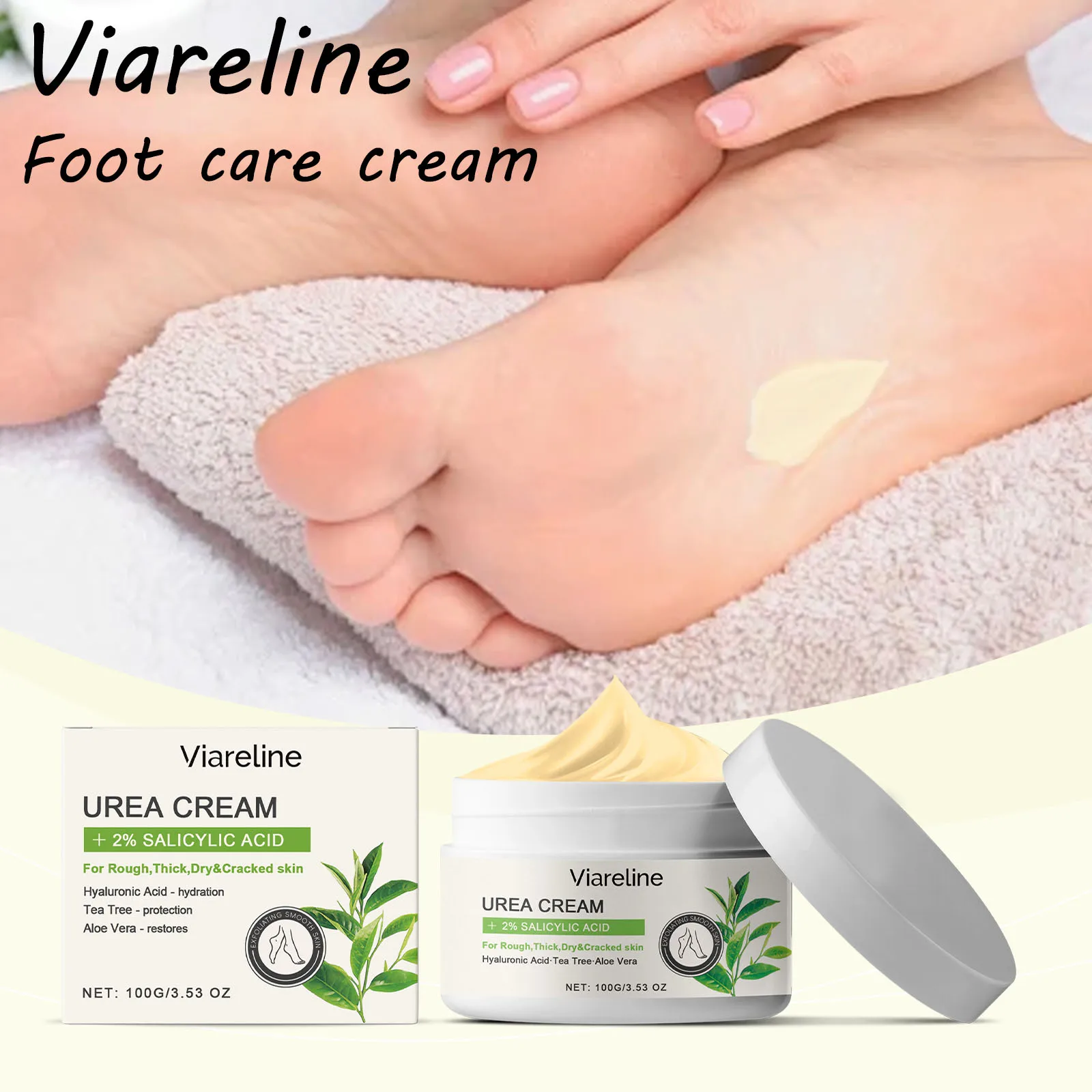 

Масло чайного дерева Лосьон для ухода за ногами Стойкое увлажнение Уменьшение сухости и потрескавшихся ног Улегчение дискомфорта Смягчает кожу Крем для ухода за пятками