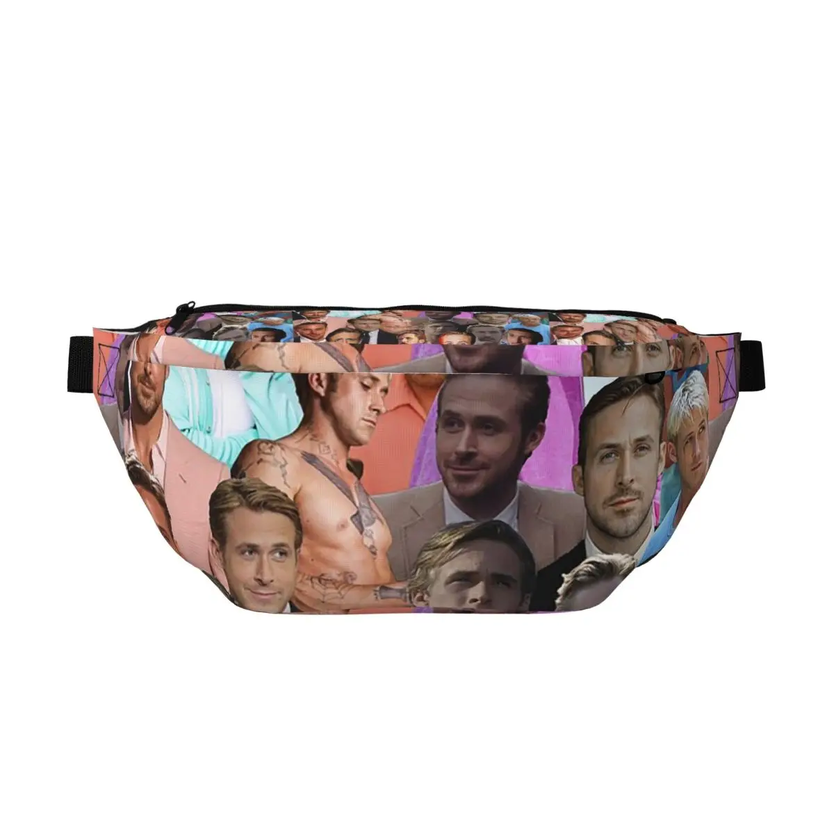 

Сумка-бананка через плечо с фотоколлажем Райана Гослинга, унисекс, регулируемая поясная сумка для путешествий, бега, хранения денег и телефона, нагрудная сумка