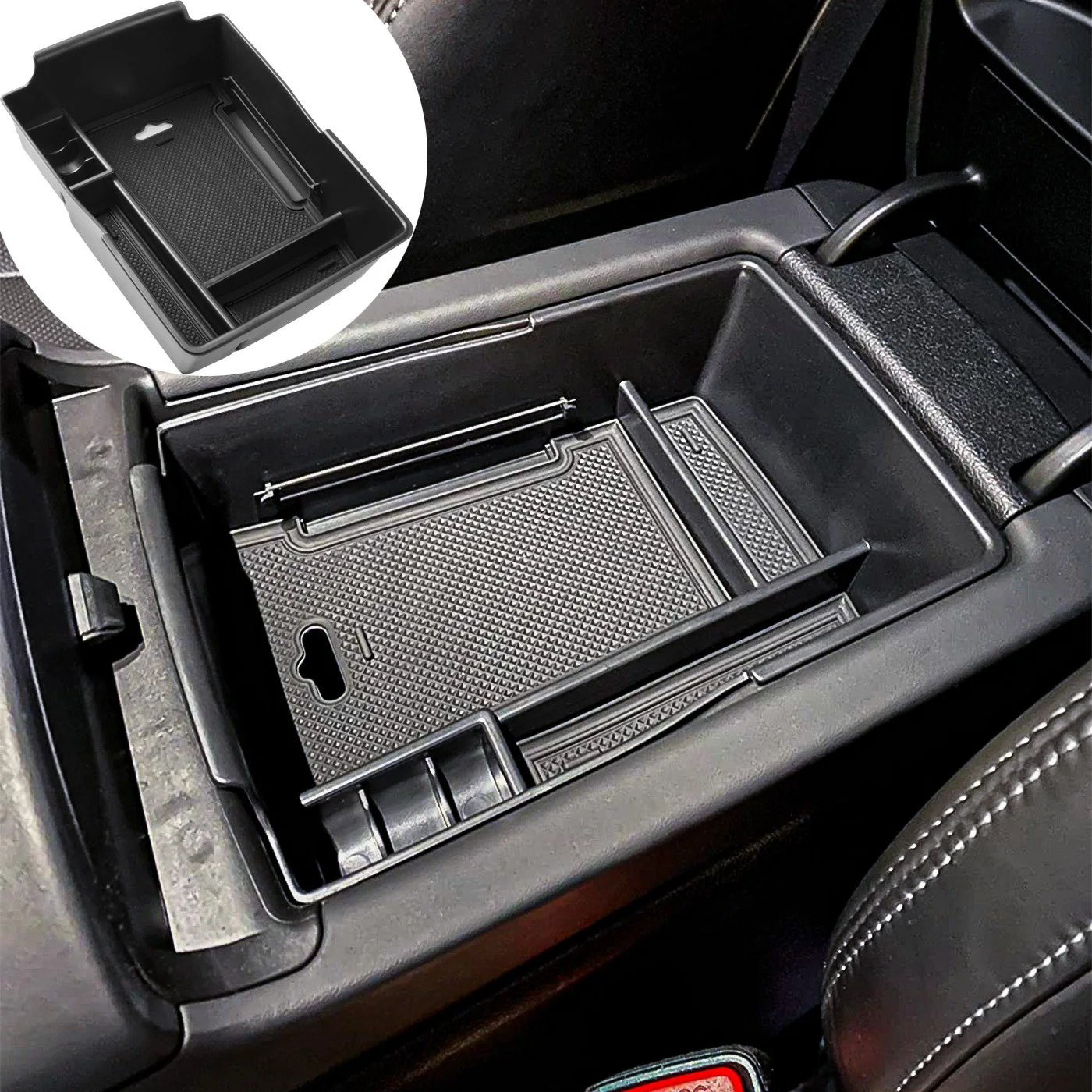 For Hyundai Santa Fe TM 2021 2022 2023 Accessories Console Box Organizing Boxes Coin Storage Holder Center Console Organizer