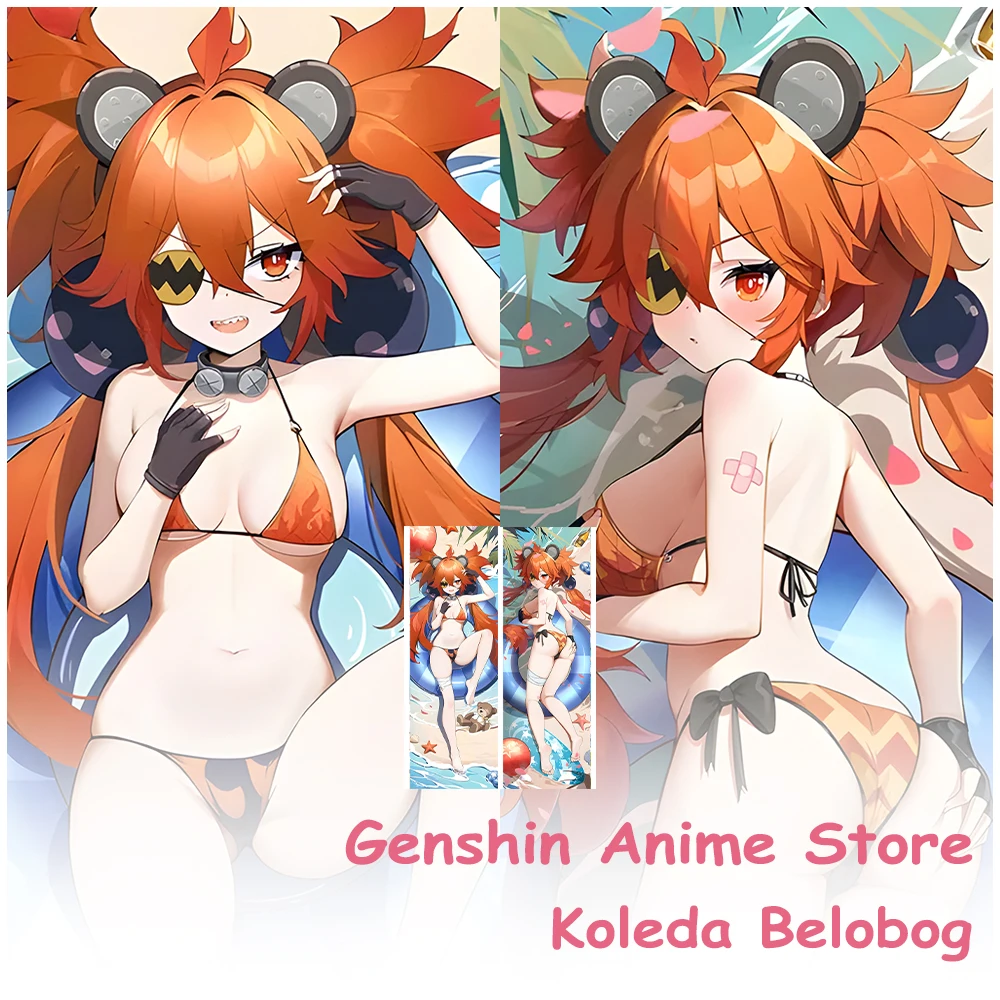 

Cartoon Koleda Belobog Swimsuit Style Body Pillowcase Bedding Cosplay Props Hugging Otaku Cushion Covers Headboard Pillowcase