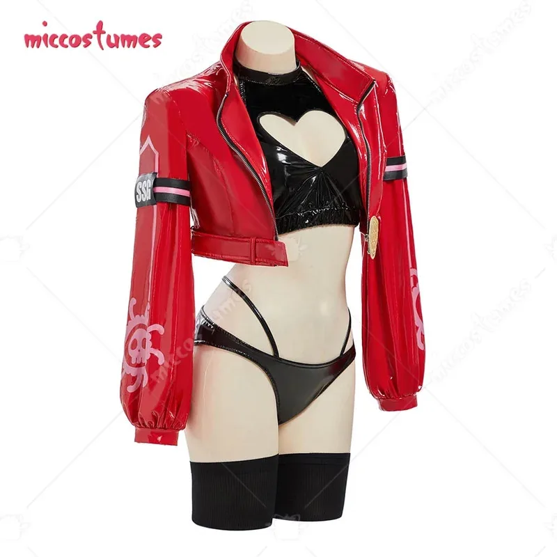 Cymiccostumes Women's Boa Cosplay Costume Corset and Jacket with Brief Halloween Cosplay Costume