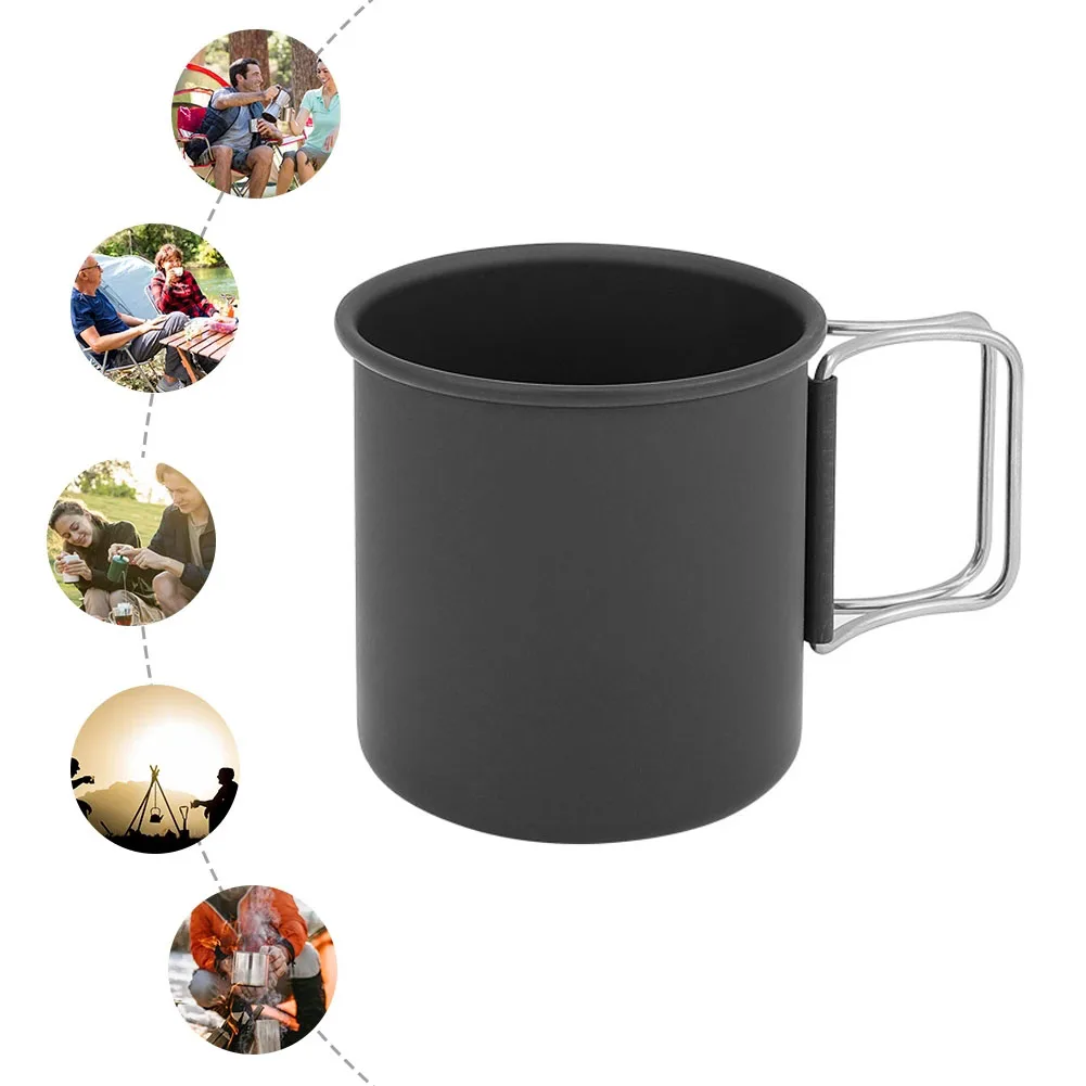 Складная кружка для кемпинга, 300 мл, из алюминиевого сплава
