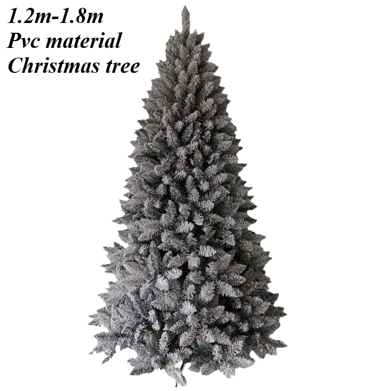 Artificial Christmas Tree PVC Cedar Nut with LED Lights Christmas Decoration Atmosphere Decorated 1.2/1.5/1.8m Christmas Tree