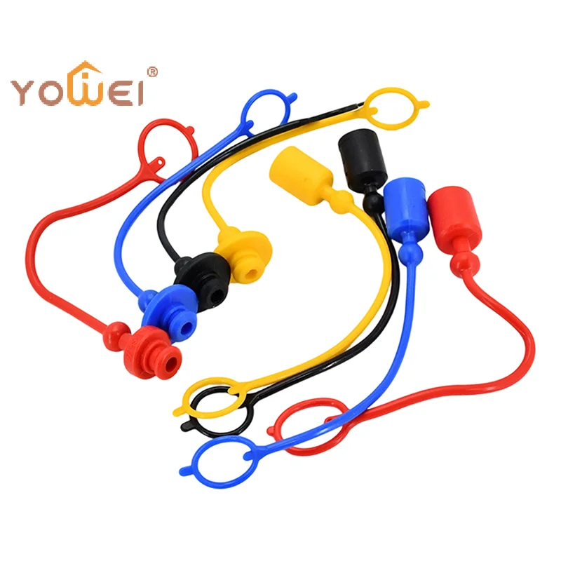 Latest 1/5Pairs 1/2 ISO-A Hydraulic Quick Coupler Male Dust Cap And Female Plug Cover Fits Hydraulic Quick Disconnects Coupler
