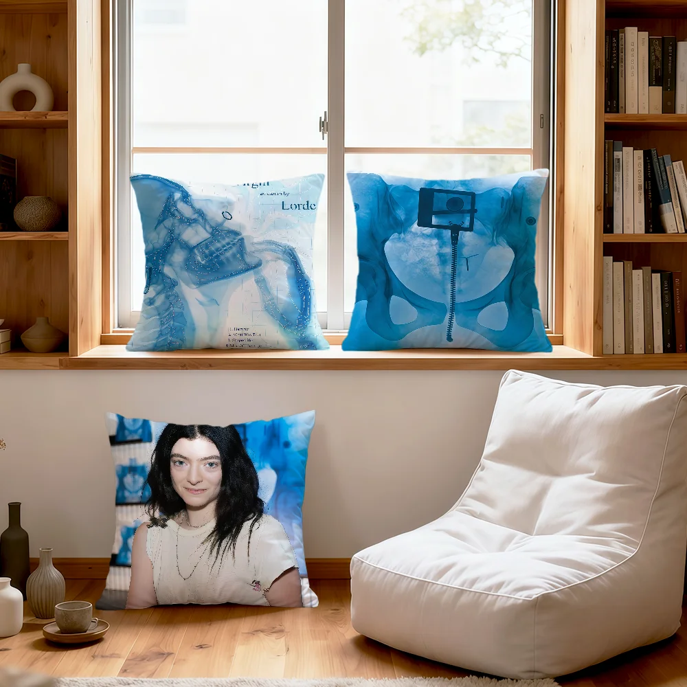cool art Singer l-lorde Virgin cushion cover soft pillowcase  Sofa Home Living Room bedside Decor pillow cover Gift Party hogar