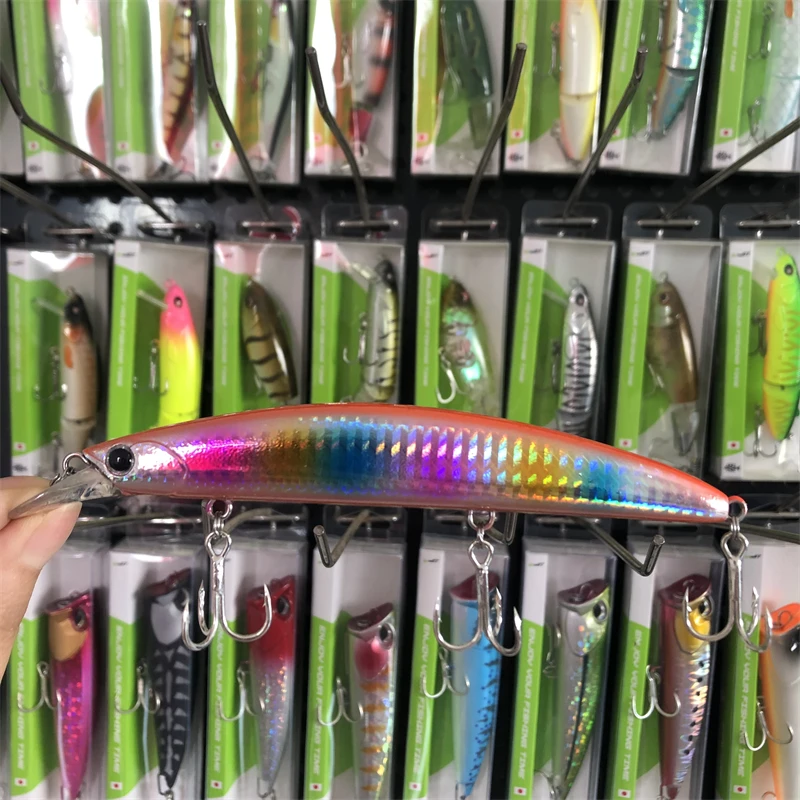 9107 LURETV Giappone SMITH stesso stile Smith vento 125F lancio lungo acqua galleggiante Minolua esca spigola pout esca finta